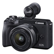 Canon EOS M6 Mark II Kit EF-M 15-45 IS STM+EVF-DC2