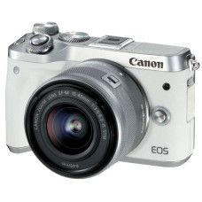 Фотоаппарат Canon EOS M6 Kit EF-M 15-45 IS STM White