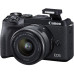 Canon EOS M6 Mark II Kit EF-M 15-45 IS STM+EVF-DC2