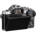 Olympus OM-D E-M10 Mark IV EZ Double Zoom Kit + ED 14-42mm + ED 40-150mm Silver