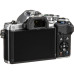 Olympus OM-D E-M10 Mark IV EZ Double Zoom Kit + ED 14-42mm + ED 40-150mm Silver