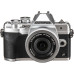Olympus OM-D E-M10 Mark IV EZ Double Zoom Kit + ED 14-42mm + ED 40-150mm Silver