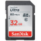 Карта памяти SanDisk Ultra SDHC Class 10 UHS-I 80MB/s 32GB SDSDUNC-032G-GN6IN