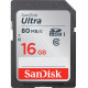 Карта памяти SanDisk Ultra SDHC Class 10 UHS-I 80MB/s 16GB SDSDUNC-016G-GN6IN