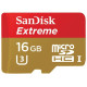 Карта памяти SanDisk Extreme microSDHC Class 10 UHS Class 3 90MB/s 16GB + SD adapter SDSQXNE-016G-GN6MA