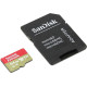 Карта памяти SanDisk Extreme microSDXC Class 10 UHS Class 3 V30 A1 100MB/s 64GB + SD adapter SDSQXAF-064G-GN6MA