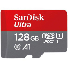 Карта памяти SanDisk Ultra microSDXC Class 10 UHS-I A1 100MB/s 128GB без адаптера SDSQUAR-128G-GN3MN