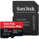 Карта памяти SanDisk Extreme Pro microSDHC Class 10 UHS Class 3 V30 A1 100MB/s 32GB + SD adapter SDSQXCG-032G-GN6MA
