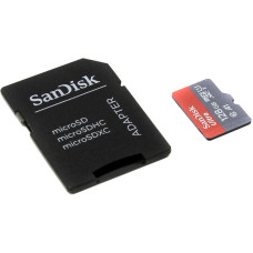 Карта памяти SanDisk Ultra microSDXC Class 10 UHS Class 1 A1 100MB/s 128GB + SD adapter SDSQUAR-128G-GN6IA