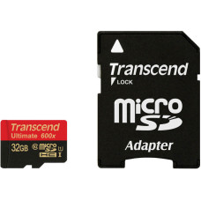 Карта памяти Transcend TS32GUSDHC10U1 microSDHC Class 10 UHS-I 600X + адаптер на SD
