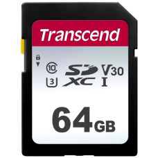 Карта памяти Transcend TS64GSDC300S Class 10 UHS-I U3 95/45MB/s