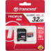 Карта памяти Transcend TS32GUSDU1 microSDHC Class 10 UHS-I 400X + адаптер на SD