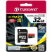 Карта памяти Transcend TS32GUSDHC10U1 microSDHC Class 10 UHS-I 600X + адаптер на SD