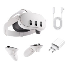 Шлем виртуальной реальности Oculus Quest 3 128GB + кабель Oculus 5м + Зарядное устройство