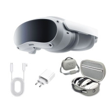 Шлем виртуальной реальности Pico 4 256Gb + кабель Oculus 5м + Зарядное устройство + Защитный кейс C3