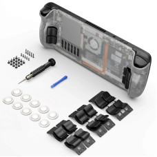 Задняя панель Jsaux Transparent Black Plate for Steam Deck PC0106 Cleаr
