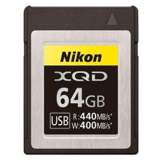Карта памяти Nikon MC-XQ64G XQD 64Gb 440/400 MB/s Карта памяти Nikon MC-XQ64G XQD 64Gb 440/400 MB/s