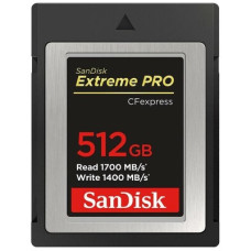 Карта памяти SanDisk CFexpress Type B 512GB R/W 1700/1400 МБ/с
