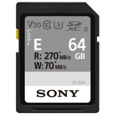 Карта памяти Sony 64Gb SDXC UHS-II 270/70 MB/s SF-E64