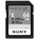 Карта памяти Sony 64Gb SDXC UHS-II 270/70 MB/s SF-E64