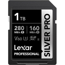 Карта памяти Lexar Professional Silver Pro SDXC 1Tb UHS-II U3 V60 LSDSIPR001T-BNNNG