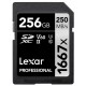 Карта памяти Lexar Professional 1667x Silver SDXC 256Gb UHS-II U3 V60 LSD256CB1667
