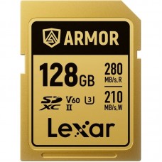 Карта памяти Lexar Armor Gold SDXC 128Gb UHS-II U3 V60 LSDAMGL128G-RNNNG