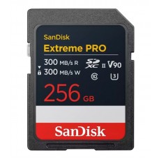Карта памяти SanDisk Extreme Pro SDXC Class 10 R300/W300MB/s 256GB UHS-II U3 V90 SDSDXDM-256G-GN4IN
