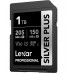 Карта памяти Lexar Professional Silver Plus SDXC 1Tb UHS-I U3 V30 LSDSIPL001T-BNNNG