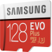 Карта памяти Samsung MB-MC128HA/RU128Gb Class 10 Evo Plus U1 (R/W 100/60 Mb/s) + SD адаптер