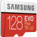 Карта памяти Samsung MB-MC128HA/RU128Gb Class 10 Evo Plus U1 (R/W 100/60 Mb/s) + SD адаптер