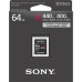 Карта памяти Sony 64Gb XQD G Series 400/440 MB/s QDG64