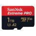 Карта памяти SanDisk Extreme Pro microSDXC Class 10 UHS Class 3 V30 A2 200/140 MB/s 1TB + SD adapter SDSQXCD-1T00-GN6MA