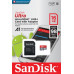 Карта памяти SanDisk Ultra microSDHC Class 10 UHS-I A1 98MB/s 16GB + SD adapter SDSQUAR-016G-GN6MA