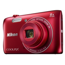 Фотоаппарат Nikon Coolpix S3700 Красный