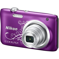 Фотоаппарат Nikon Coolpix A100 Пурпурный с узором