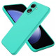 Накладка Soft-touch для Xiaomi Poco X7 Pro Бирюзовая