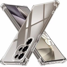 Накладка EG для Samsung S25 Ultra с усиленными бортами прозрачная