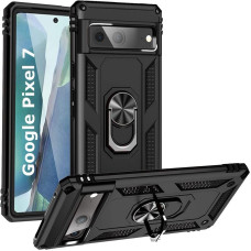 Накладка Armor Case с кольцом держателем для Google Pixel 7 Черная