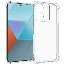 Накладка EG для Redmi 13C 4G / Poco C65 с усиленными бортами прозрачная
