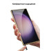 Накладка EG для Samsung Galaxy S23 кожаная Фиолетовая
