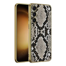 Накладка EG для Samsung Galaxy S23 кожаная Серая