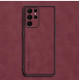 Накладка Fanoya для Samsung Galaxy S23 Ultra силиконовая Красная