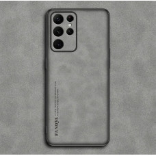 Накладка Fanoya для Samsung Galaxy S23 Ultra силиконовая Серая