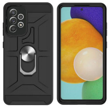 Накладка с кольцом держателем для Samsung Galaxy A53 Черная
