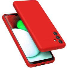Накладка Soft-touch для Samsung A54 красная