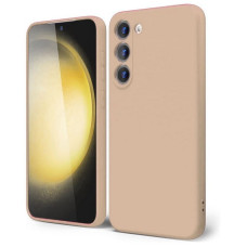 Накладка Soft-touch для Samsung Galaxy A55 5G кремовая