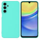 Накладка Soft-touch для Samsung Galaxy S25 Бирюзовая