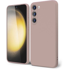 Накладка Soft-touch для Samsung S23 бежевая