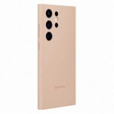 Накладка Soft-touch для Samsung S23 Ultra Кремовая